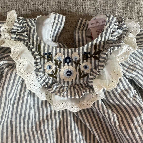 Catherine MaLandrino 0-3 Dress and leggings set - Picture 3 of 6